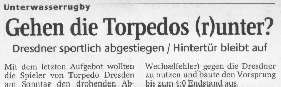 Artikel in Sächsischer Zeitung, 2. April 2003